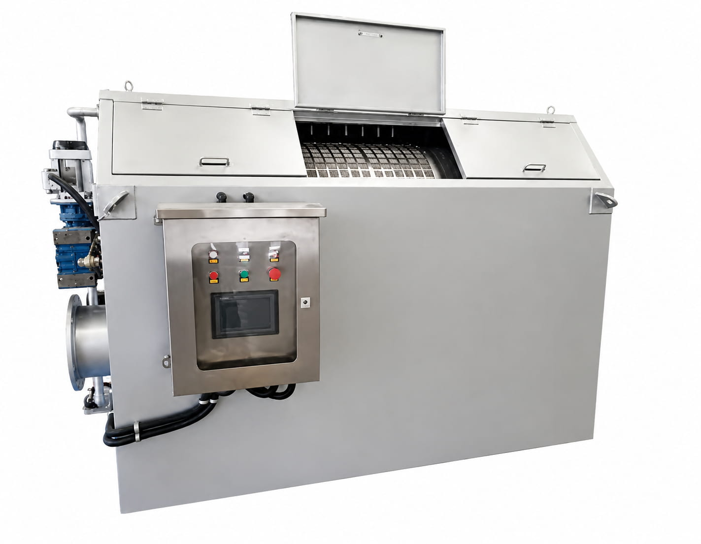 Rotary Drum Microfiltration Machine Interior