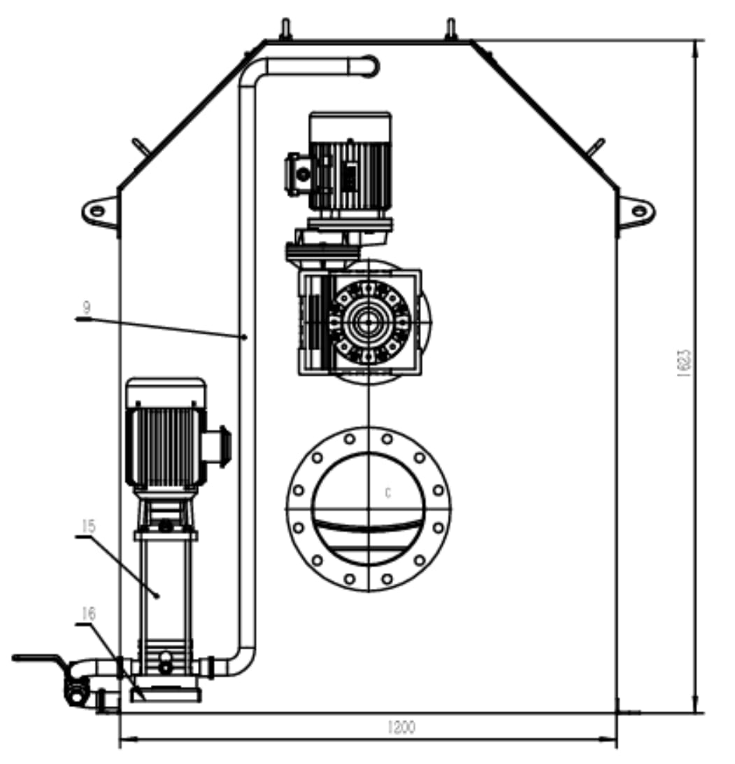 Rotary Drum Microfiltration Machine Screen Detail
