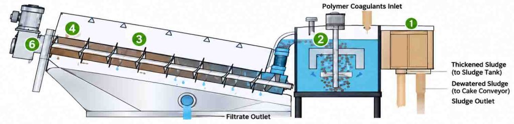 sludge thickening equipment