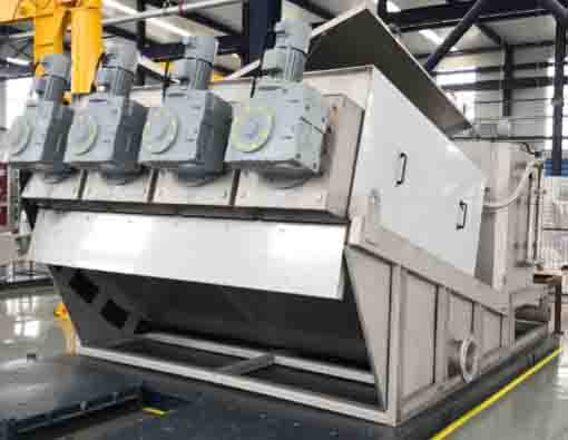 Sludge screw press