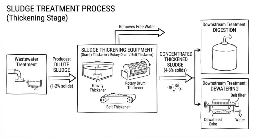 sludge treatment process